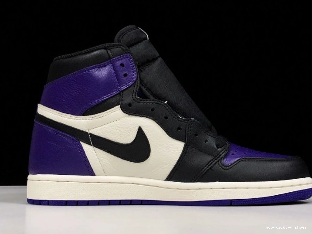 Cheap 555088-501 Air Purple Jordan 1 Court 0711